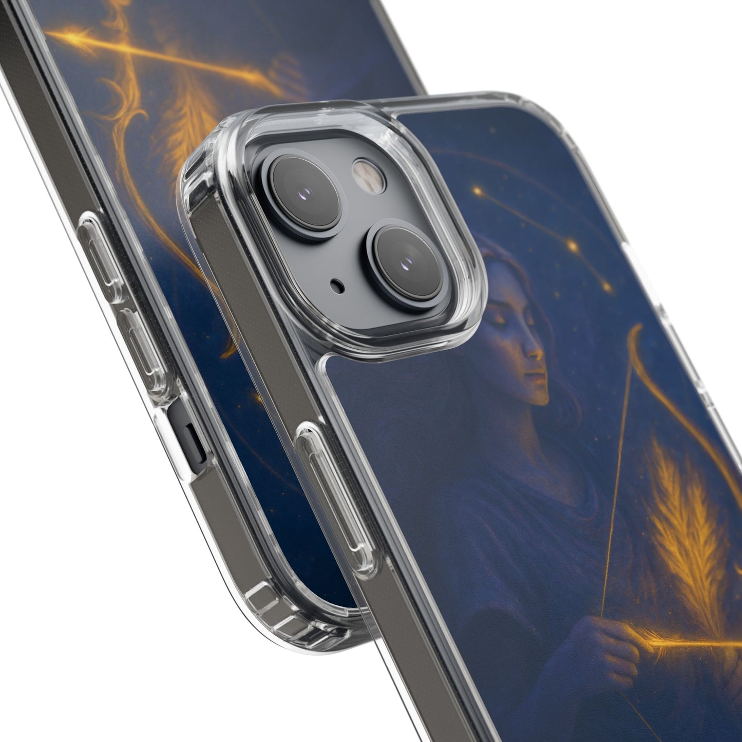 Sagittarius Zodiac Clear Phone Case — Nov 22–Dec 21 Constellation Design