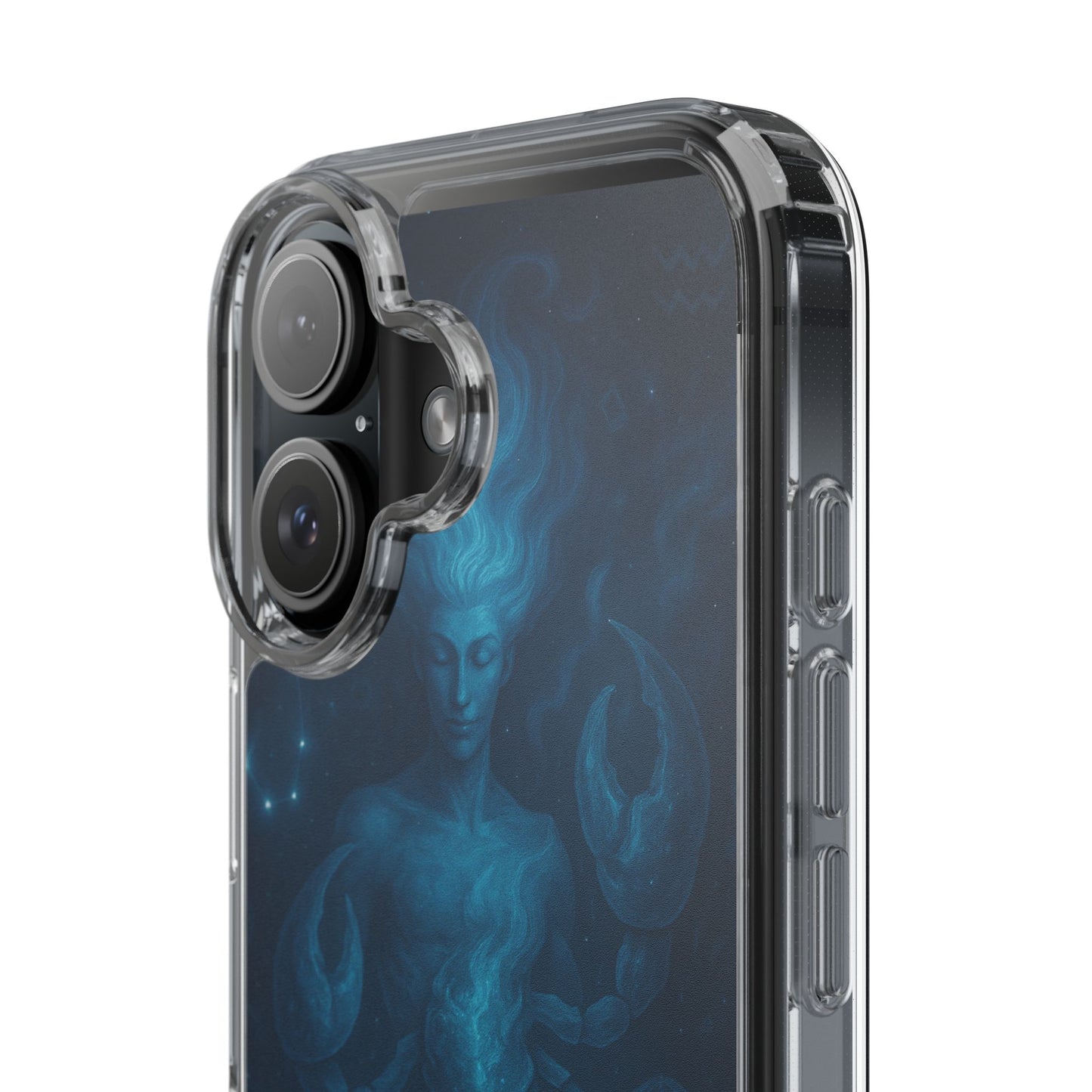 Scorpio Zodiac Clear Phone Case — Oct 23–Nov 21 Astrological Design