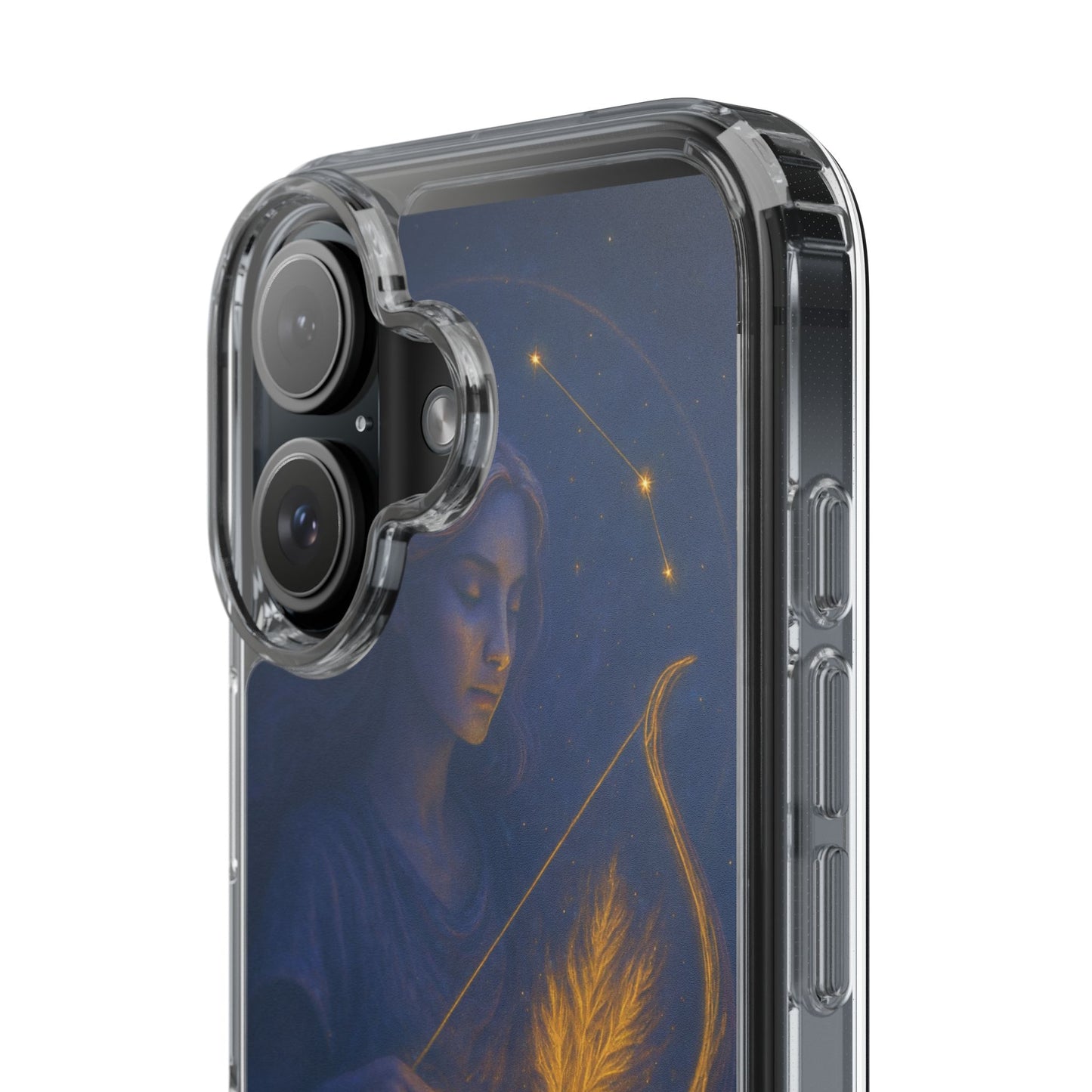 Sagittarius Zodiac Clear Phone Case — Nov 22–Dec 21 Constellation Design