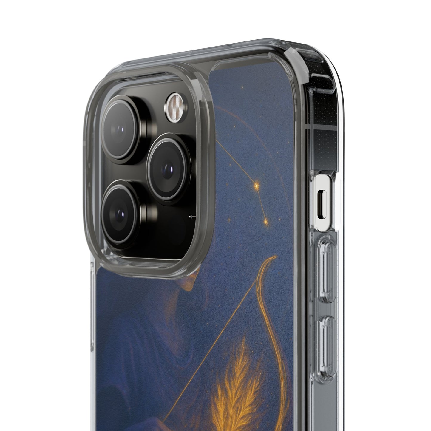 Sagittarius Zodiac Clear Phone Case — Nov 22–Dec 21 Constellation Design