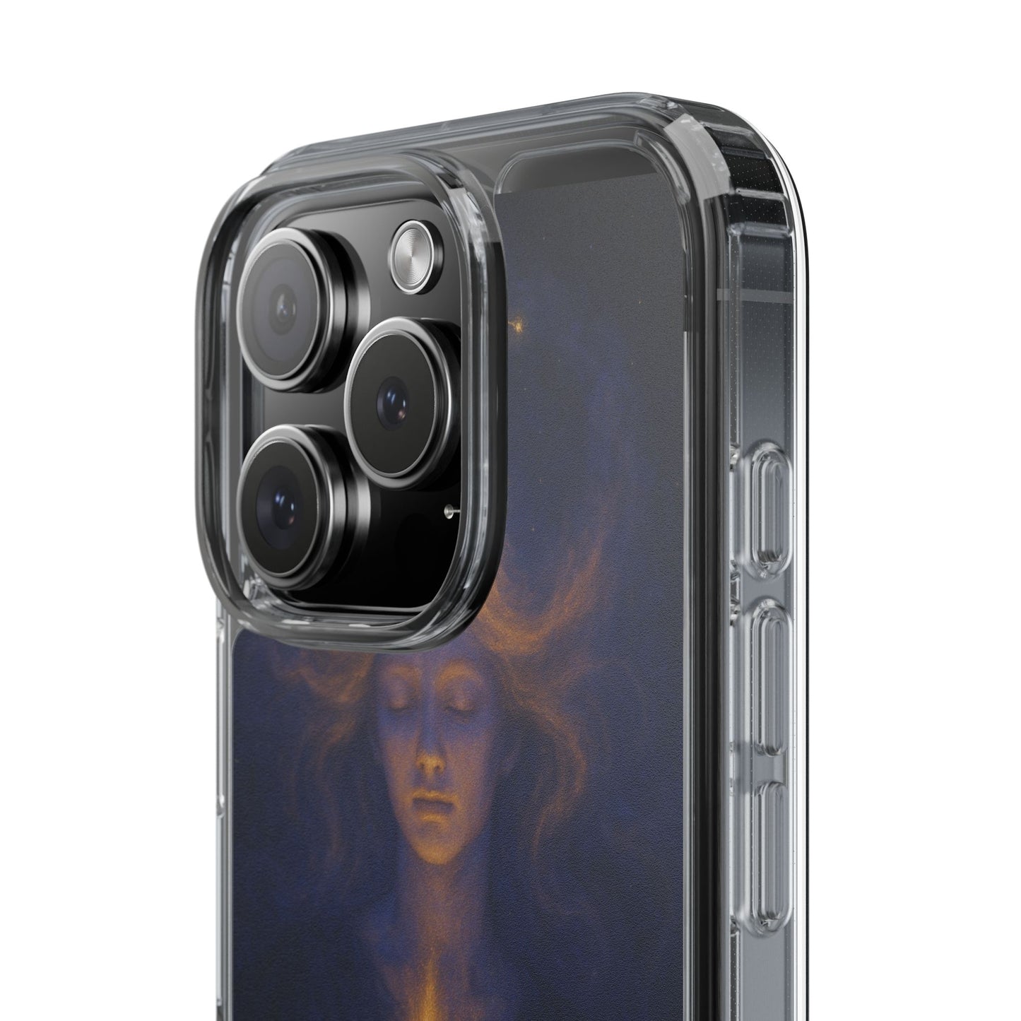 Leo Zodiac Clear Phone Case — Mystical Constellation Design (July 23–Aug 22)