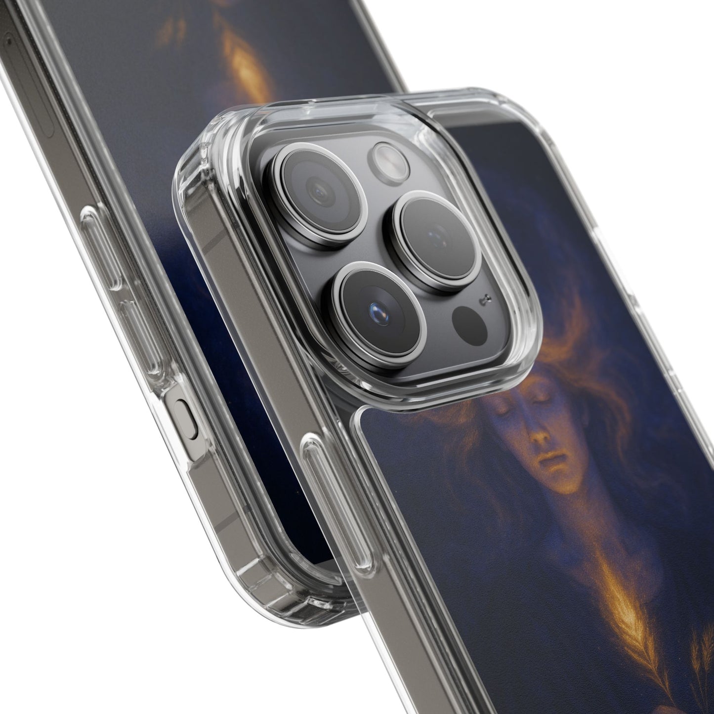 Leo Zodiac Clear Phone Case — Mystical Constellation Design (July 23–Aug 22)