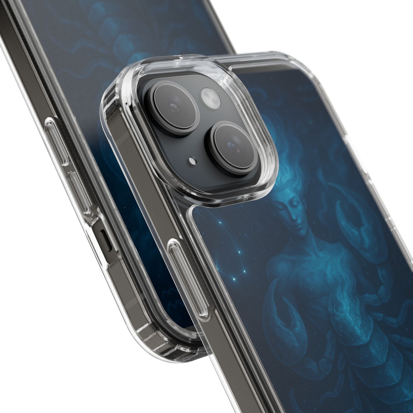 Scorpio Zodiac Clear Phone Case — Oct 23–Nov 21 Astrological Design