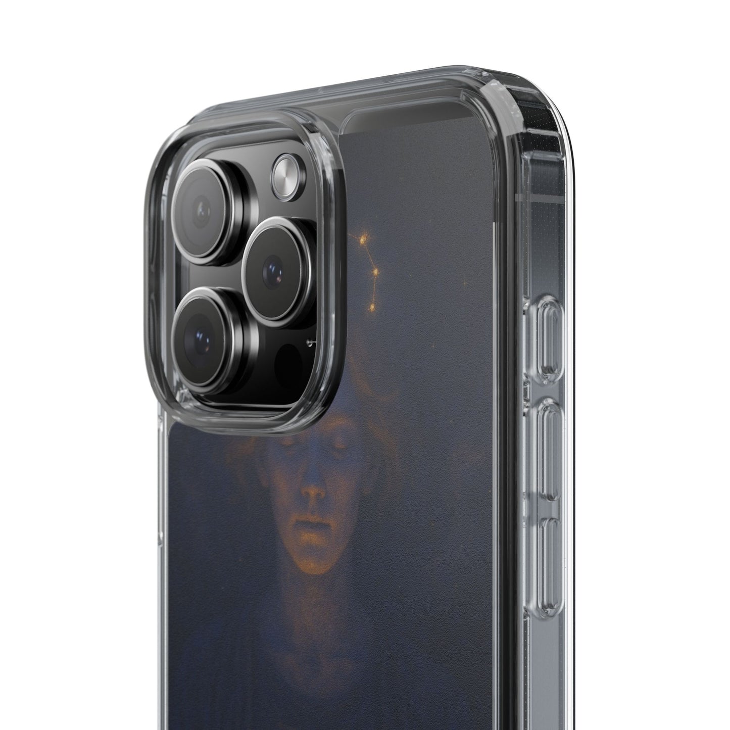 Cancer Zodiac Clear Phone Case — June 21–July 22 Crab Constellation Design