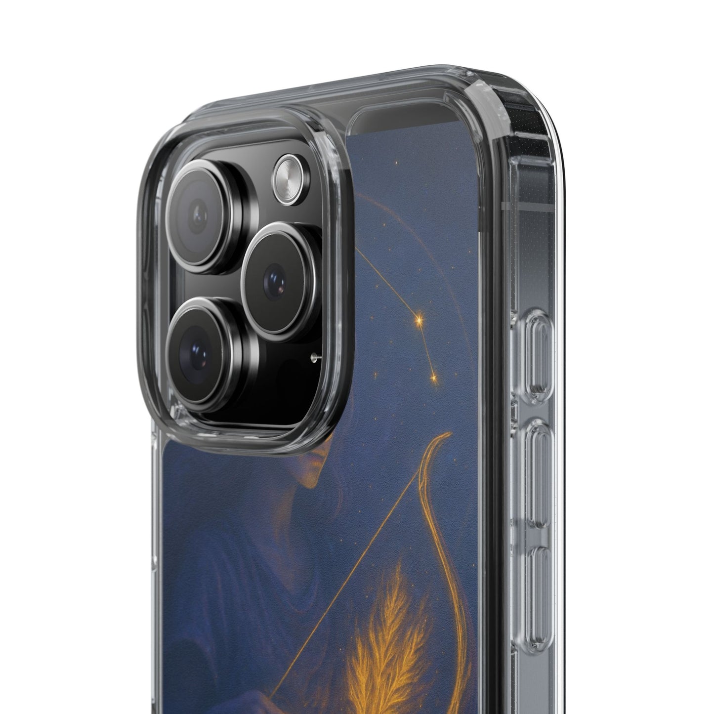 Sagittarius Zodiac Clear Phone Case — Nov 22–Dec 21 Constellation Design