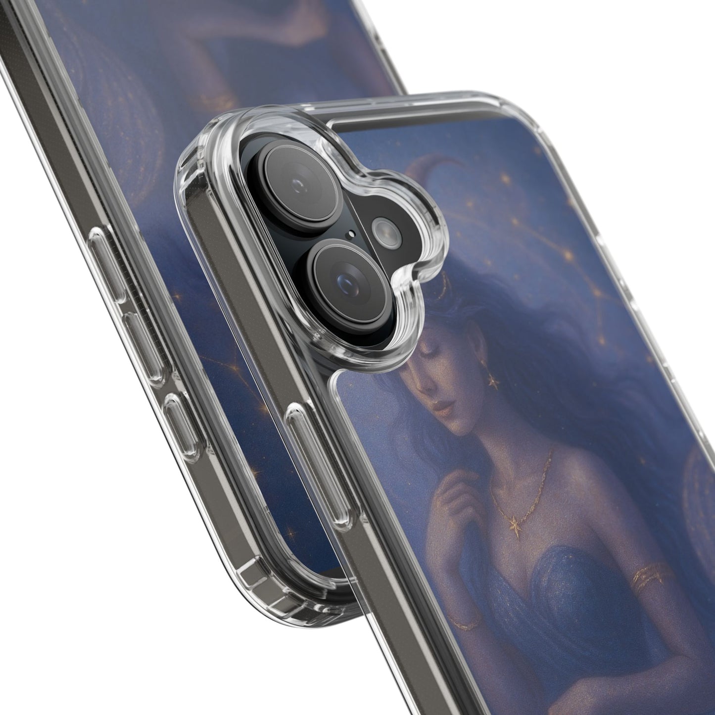 Capricorn Zodiac Clear Phone Case — Dec 22–Jan 19 Astrological Art