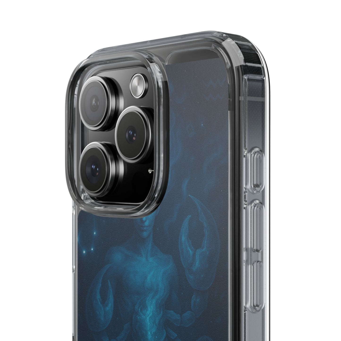 Scorpio Zodiac Clear Phone Case — Oct 23–Nov 21 Astrological Design