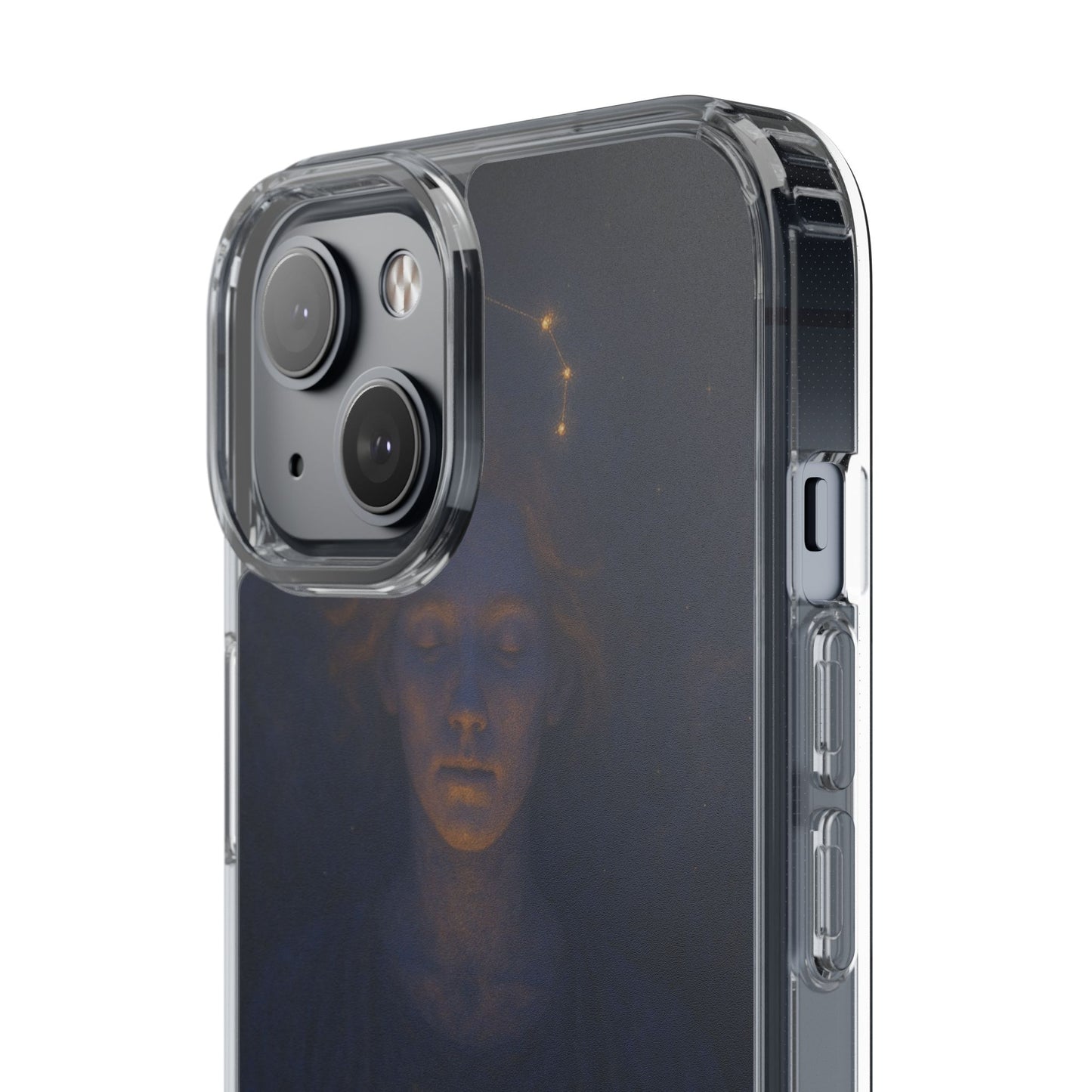 Cancer Zodiac Clear Phone Case — June 21–July 22 Crab Constellation Design