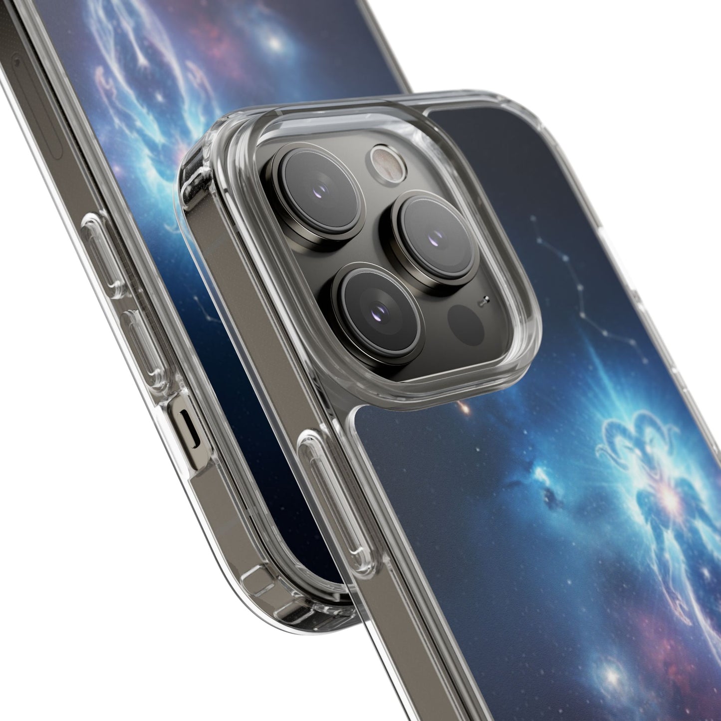 Aries Astrology Clear Phone Case — Impact‑Resistant Zodiac Design