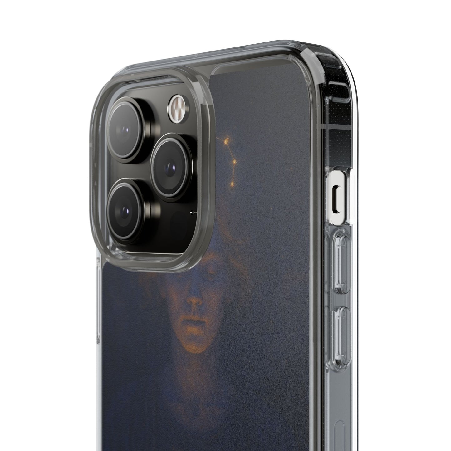 Cancer Zodiac Clear Phone Case — June 21–July 22 Crab Constellation Design