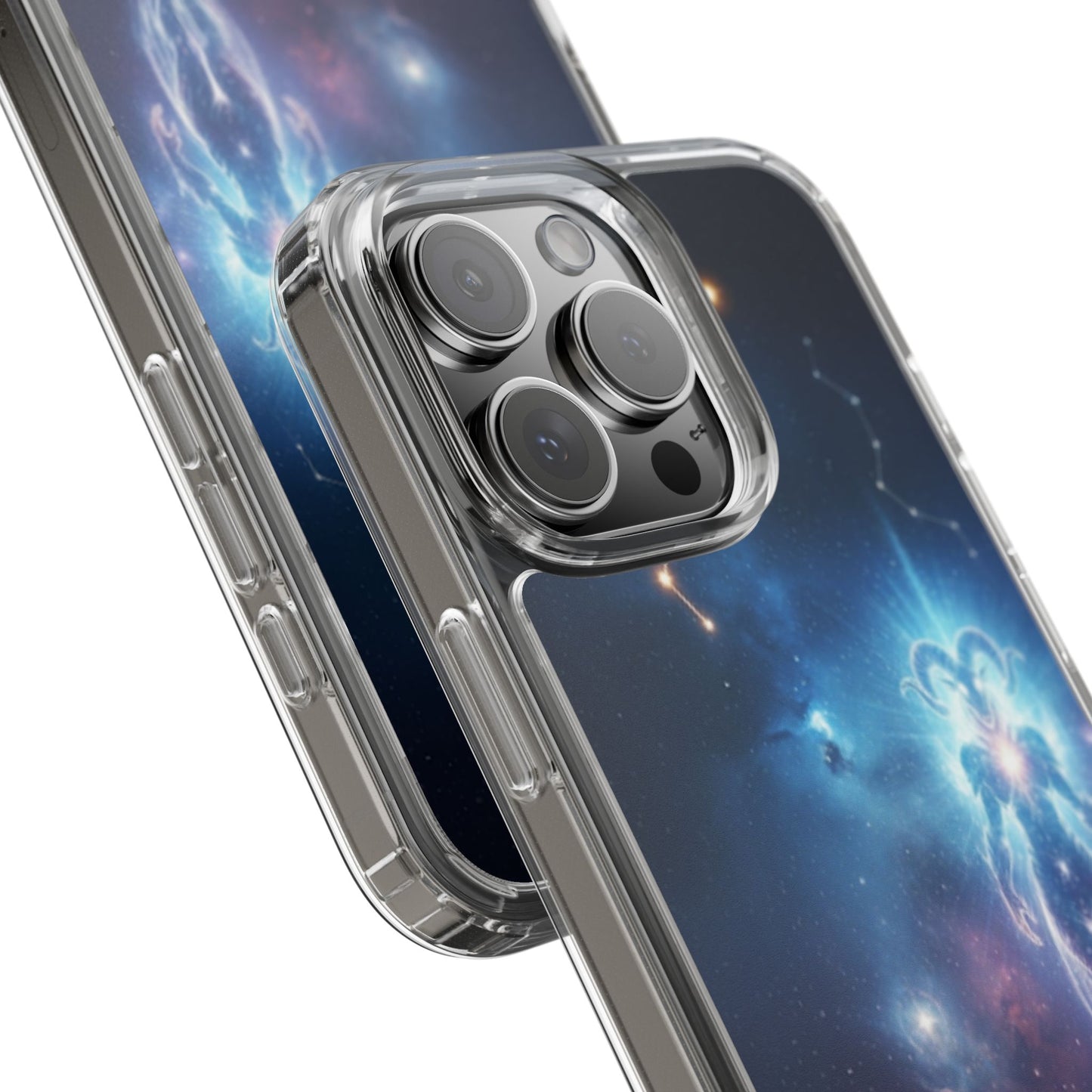 Aries Astrology Clear Phone Case — Impact‑Resistant Zodiac Design