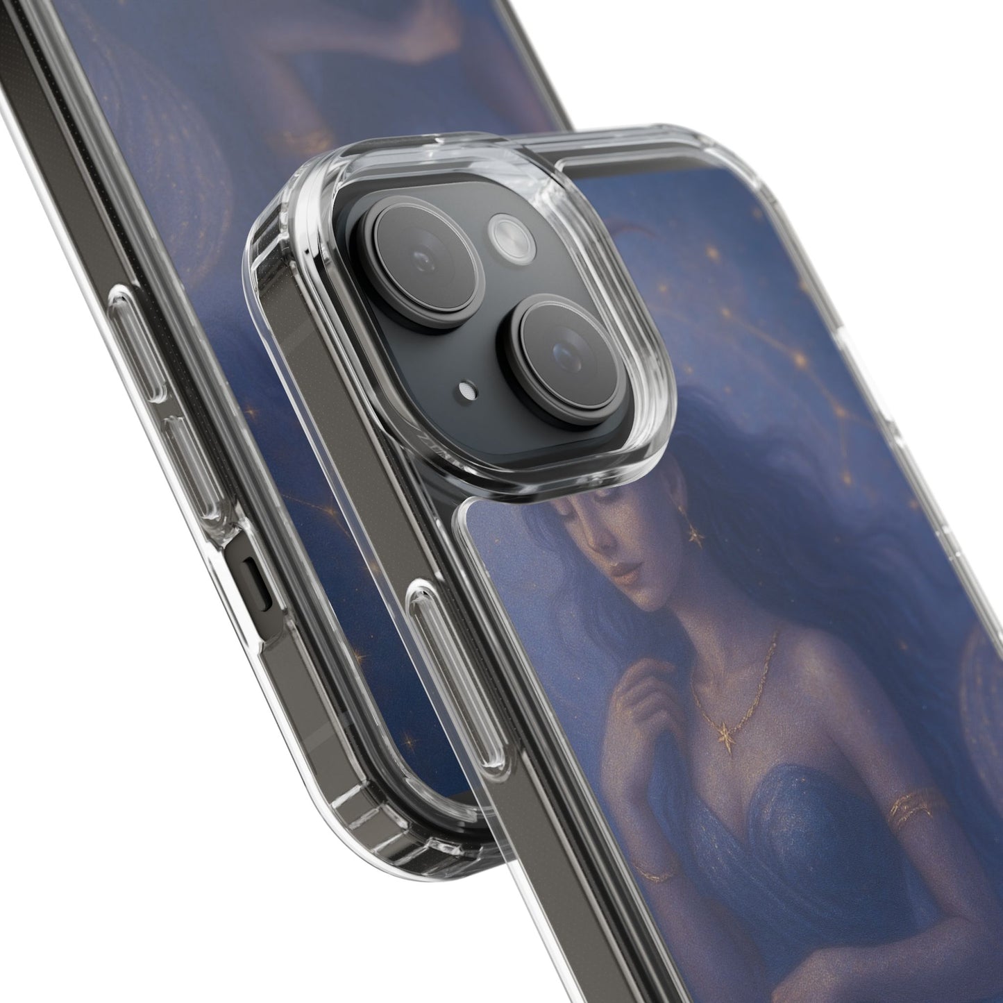 Capricorn Zodiac Clear Phone Case — Dec 22–Jan 19 Astrological Art