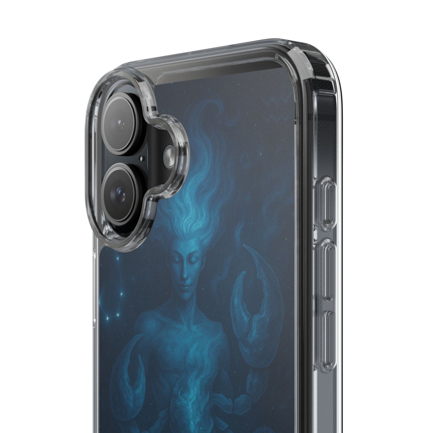 Scorpio Zodiac Clear Phone Case — Oct 23–Nov 21 Astrological Design