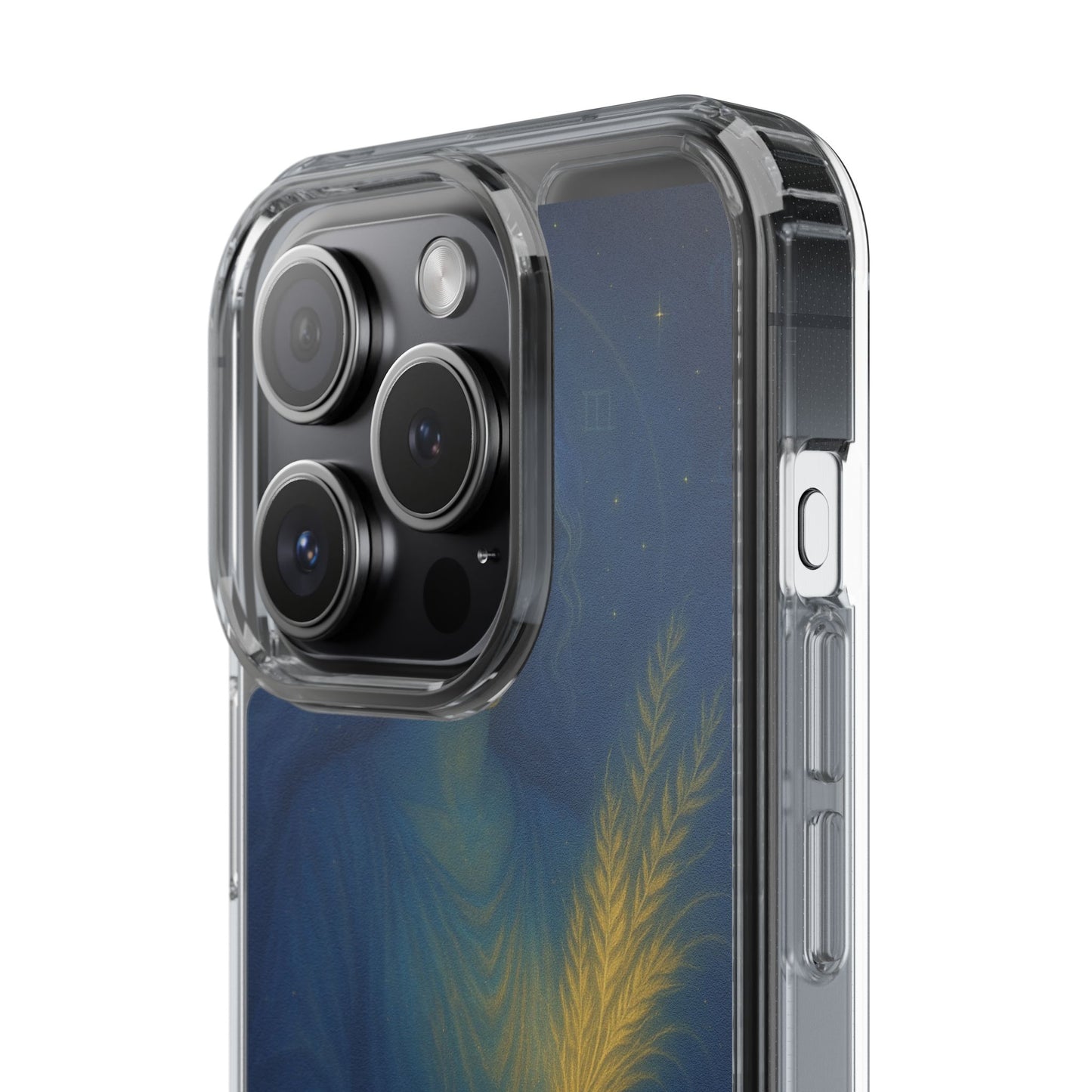 Virgo Zodiac Clear Phone Case — August 23–September 22 Celestial Design