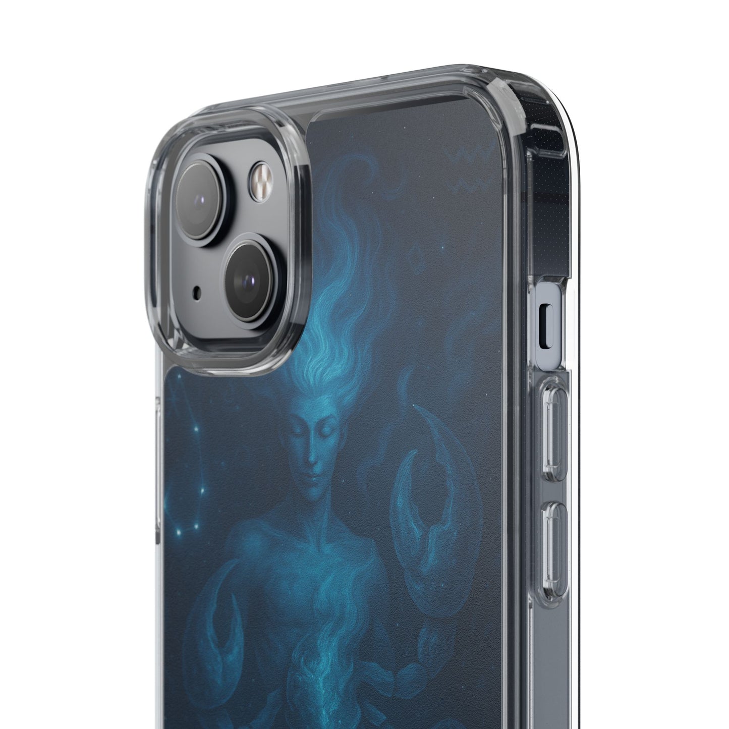 Scorpio Zodiac Clear Phone Case — Oct 23–Nov 21 Astrological Design