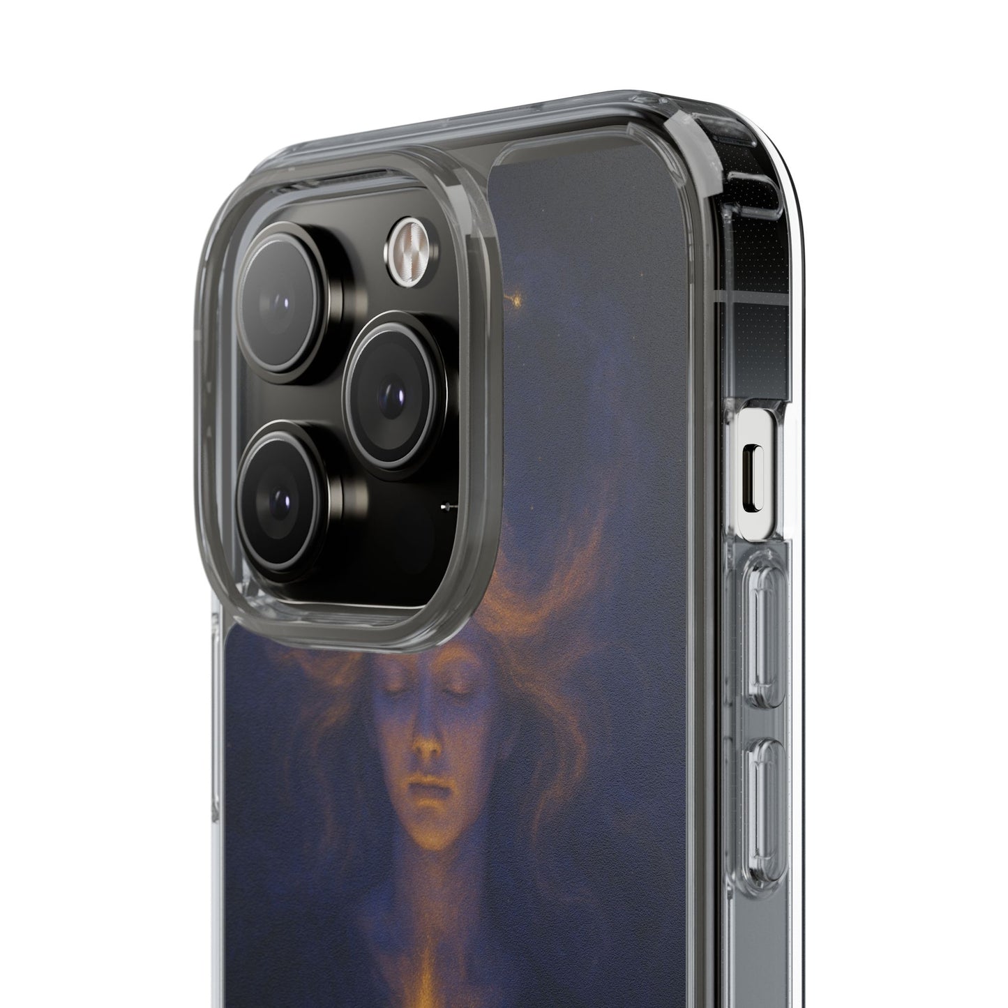 Leo Zodiac Clear Phone Case — Mystical Constellation Design (July 23–Aug 22)
