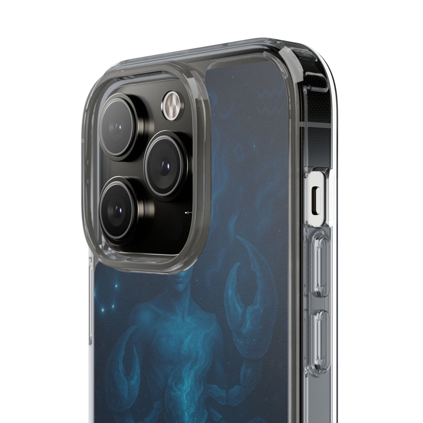 Scorpio Zodiac Clear Phone Case — Oct 23–Nov 21 Astrological Design