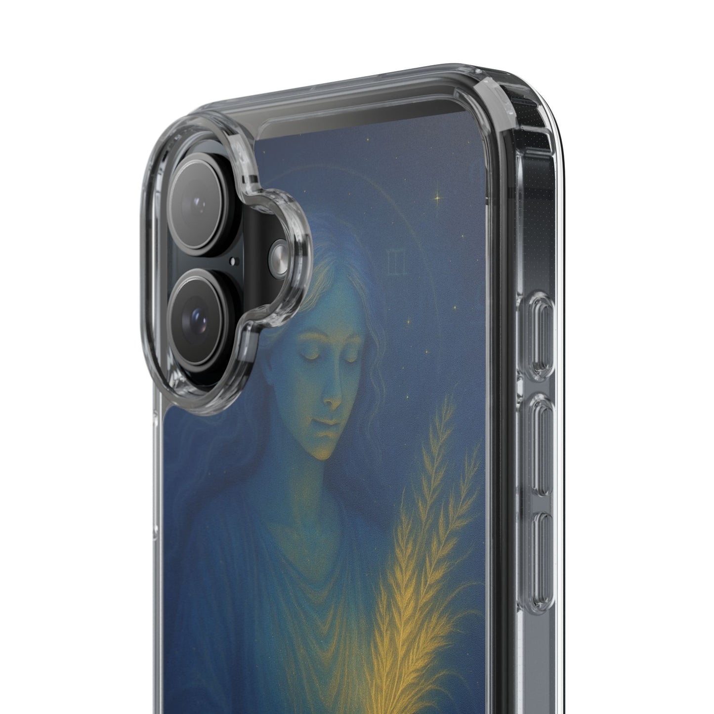 Virgo Zodiac Clear Phone Case — August 23–September 22 Celestial Design