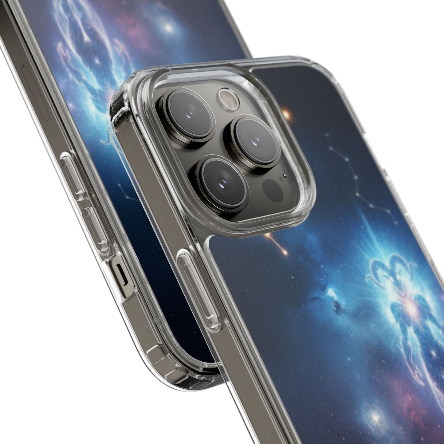 Aries Astrology Clear Phone Case — Impact‑Resistant Zodiac Design