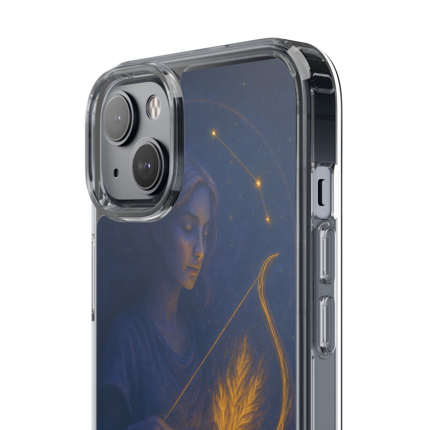 Sagittarius Zodiac Clear Phone Case — Nov 22–Dec 21 Constellation Design