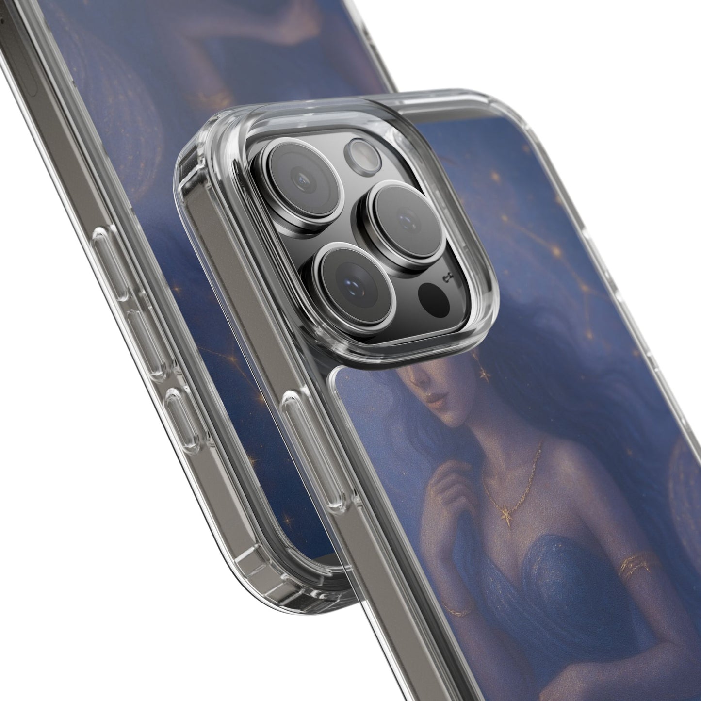 Capricorn Zodiac Clear Phone Case — Dec 22–Jan 19 Astrological Art