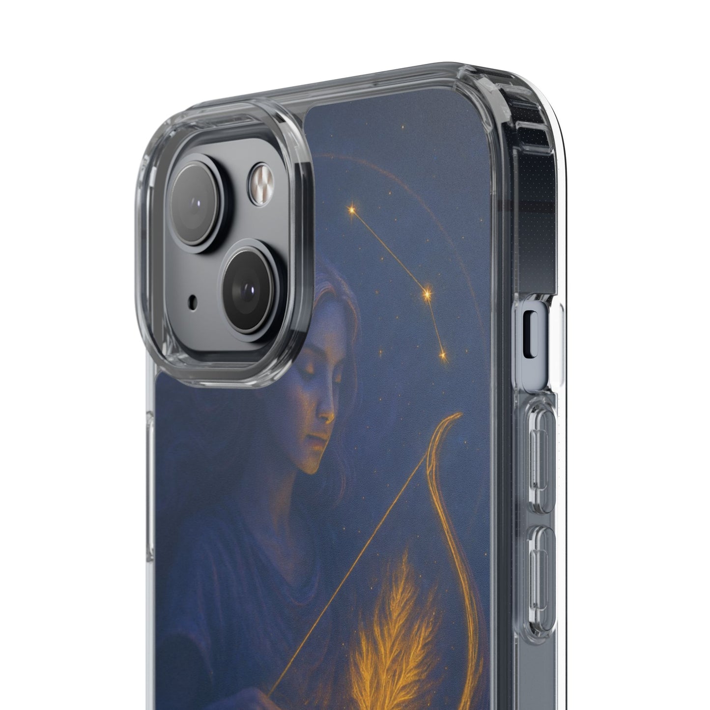 Sagittarius Zodiac Clear Phone Case — Nov 22–Dec 21 Constellation Design