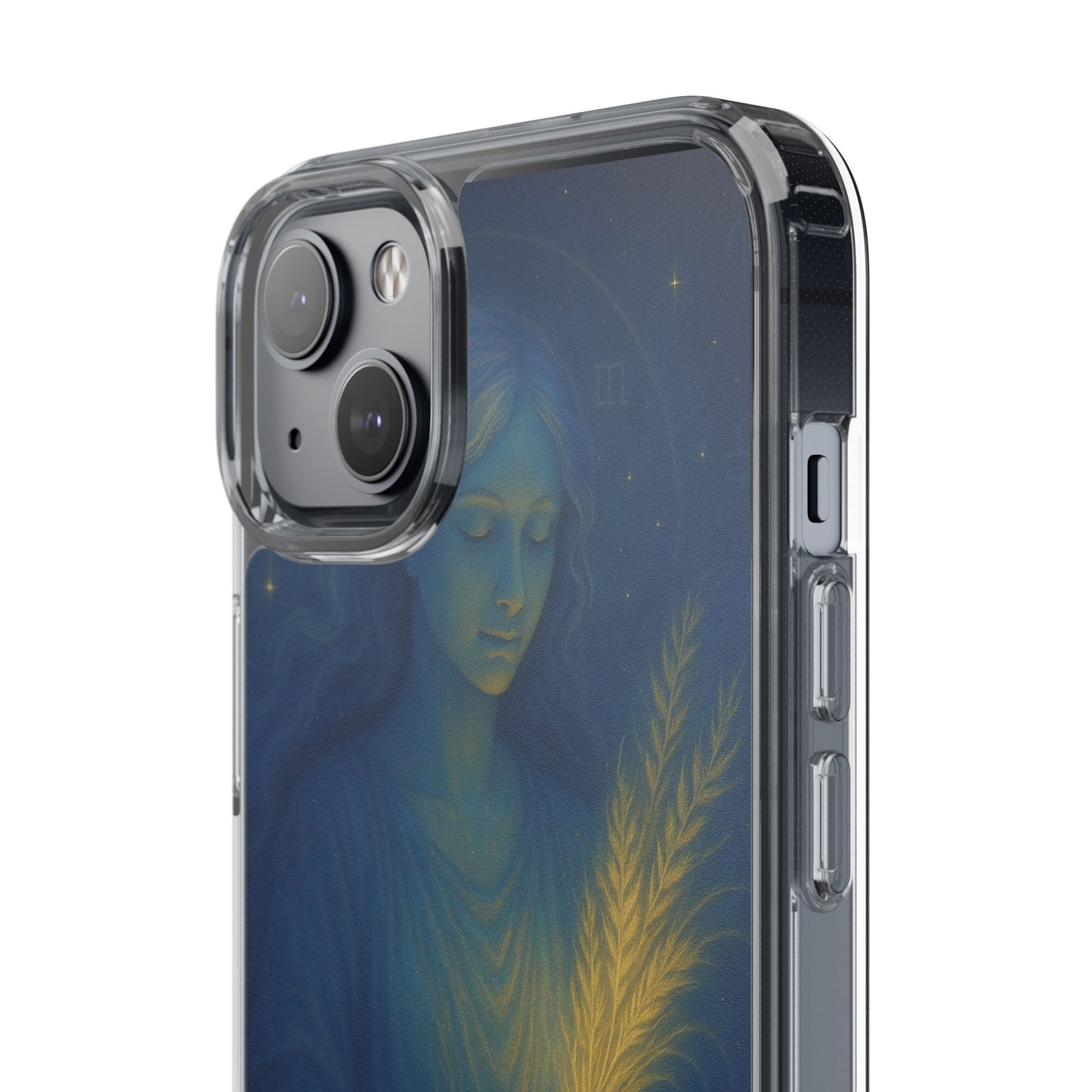 Virgo Zodiac Clear Phone Case — August 23–September 22 Celestial Design