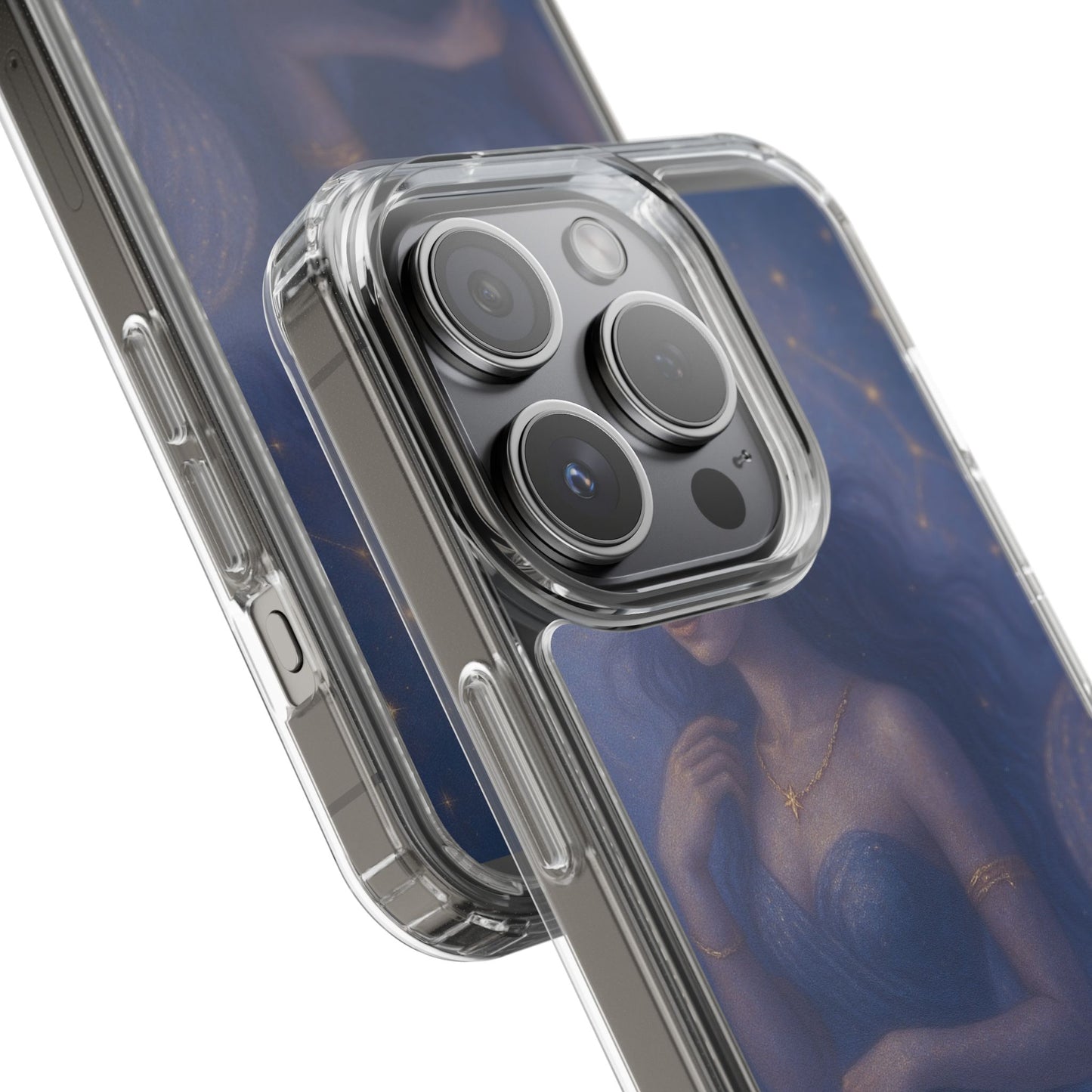 Capricorn Zodiac Clear Phone Case — Dec 22–Jan 19 Astrological Art