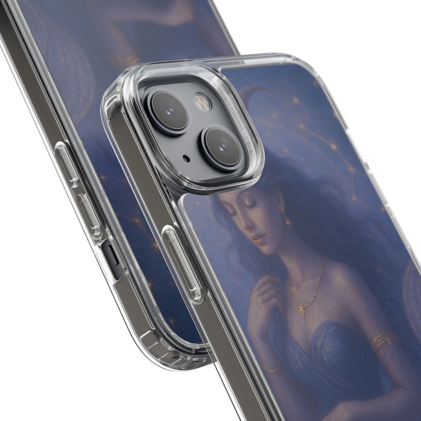 Capricorn Zodiac Clear Phone Case — Dec 22–Jan 19 Astrological Art
