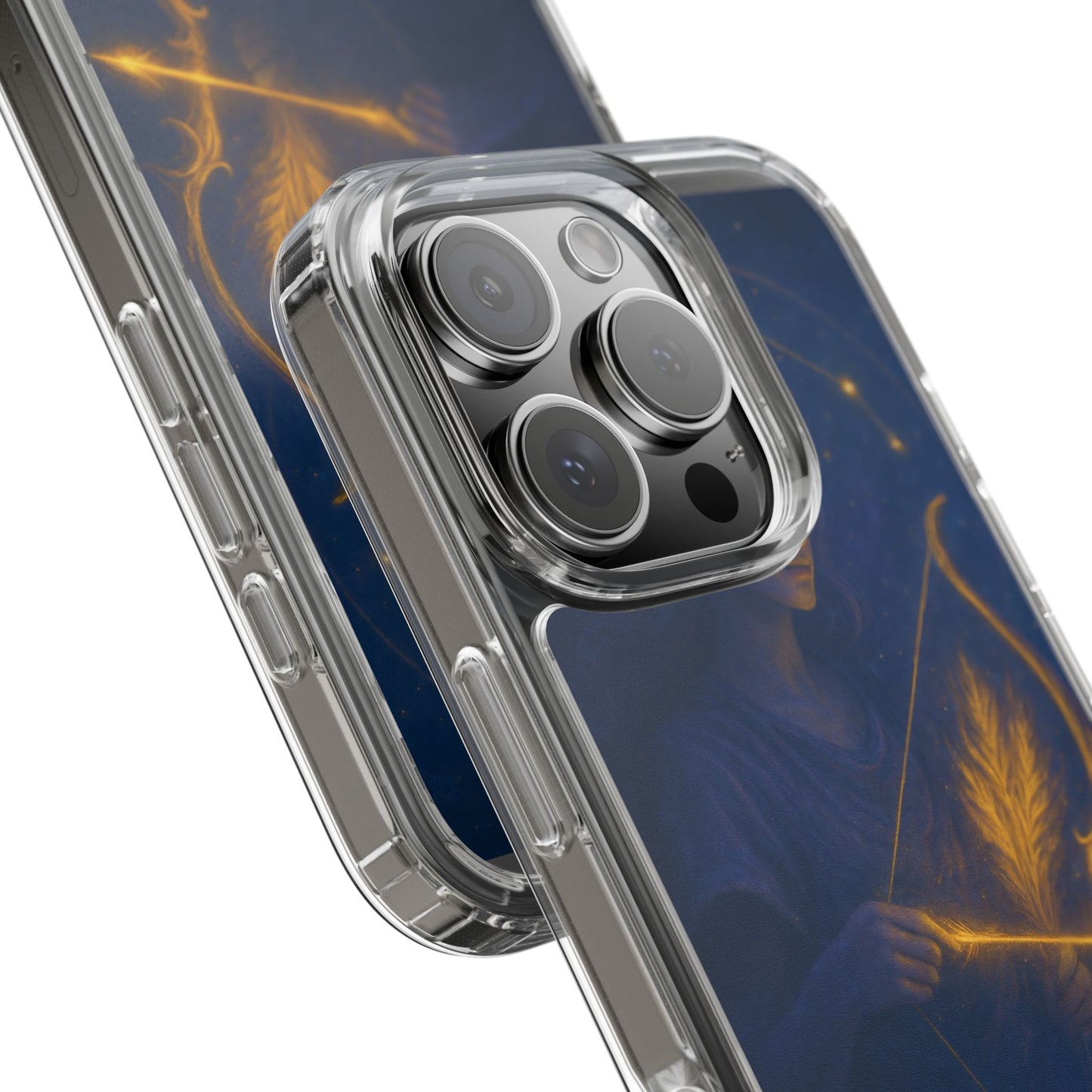 Sagittarius Zodiac Clear Phone Case — Nov 22–Dec 21 Constellation Design