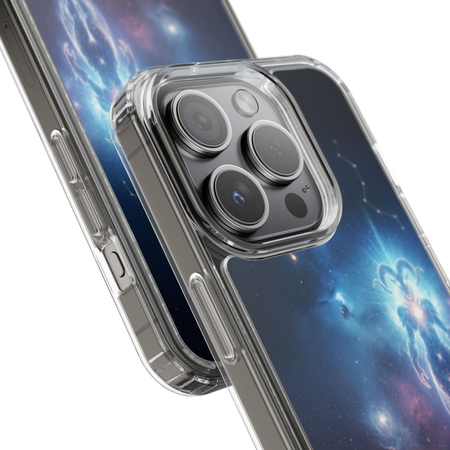 Aries Astrology Clear Phone Case — Impact‑Resistant Zodiac Design