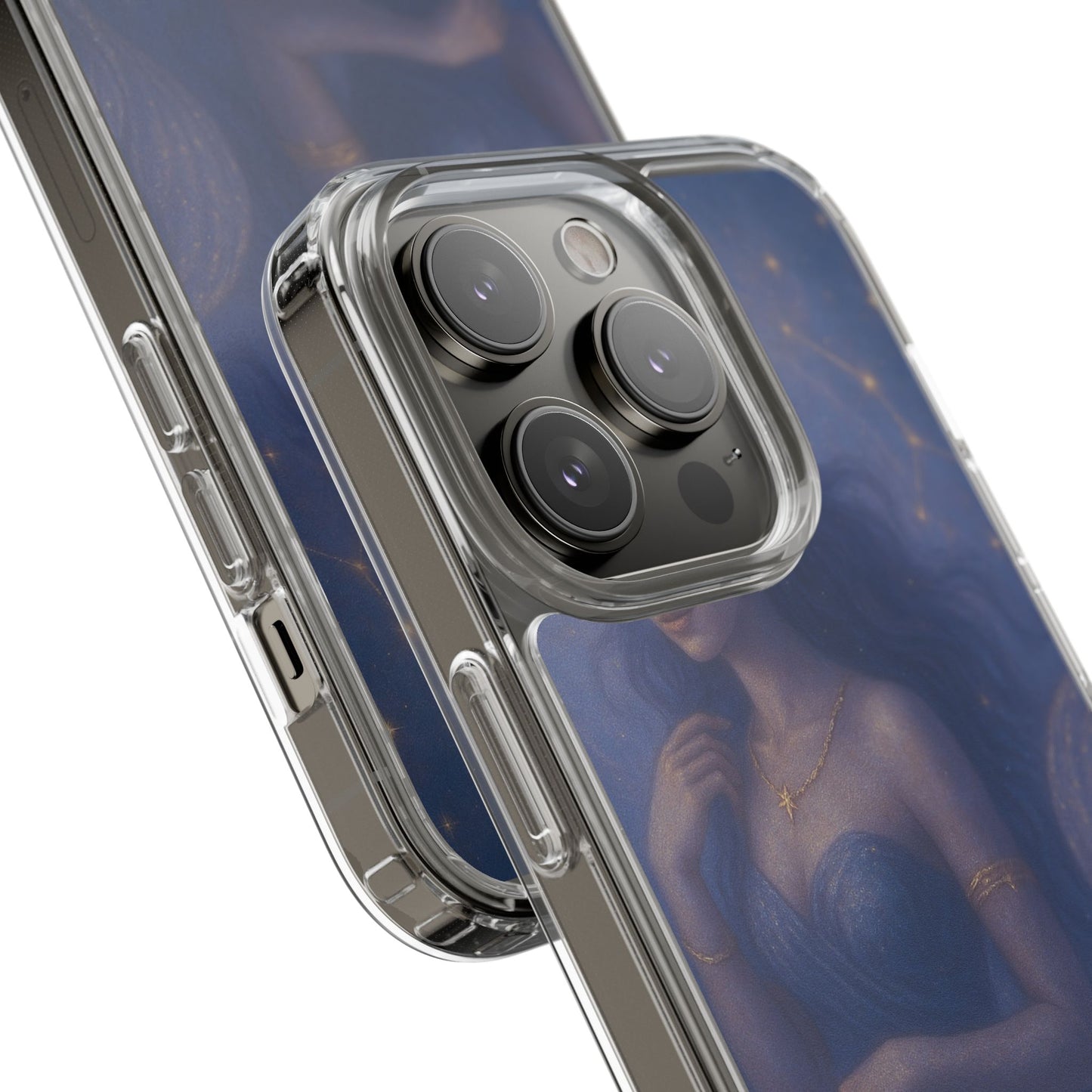 Capricorn Zodiac Clear Phone Case — Dec 22–Jan 19 Astrological Art