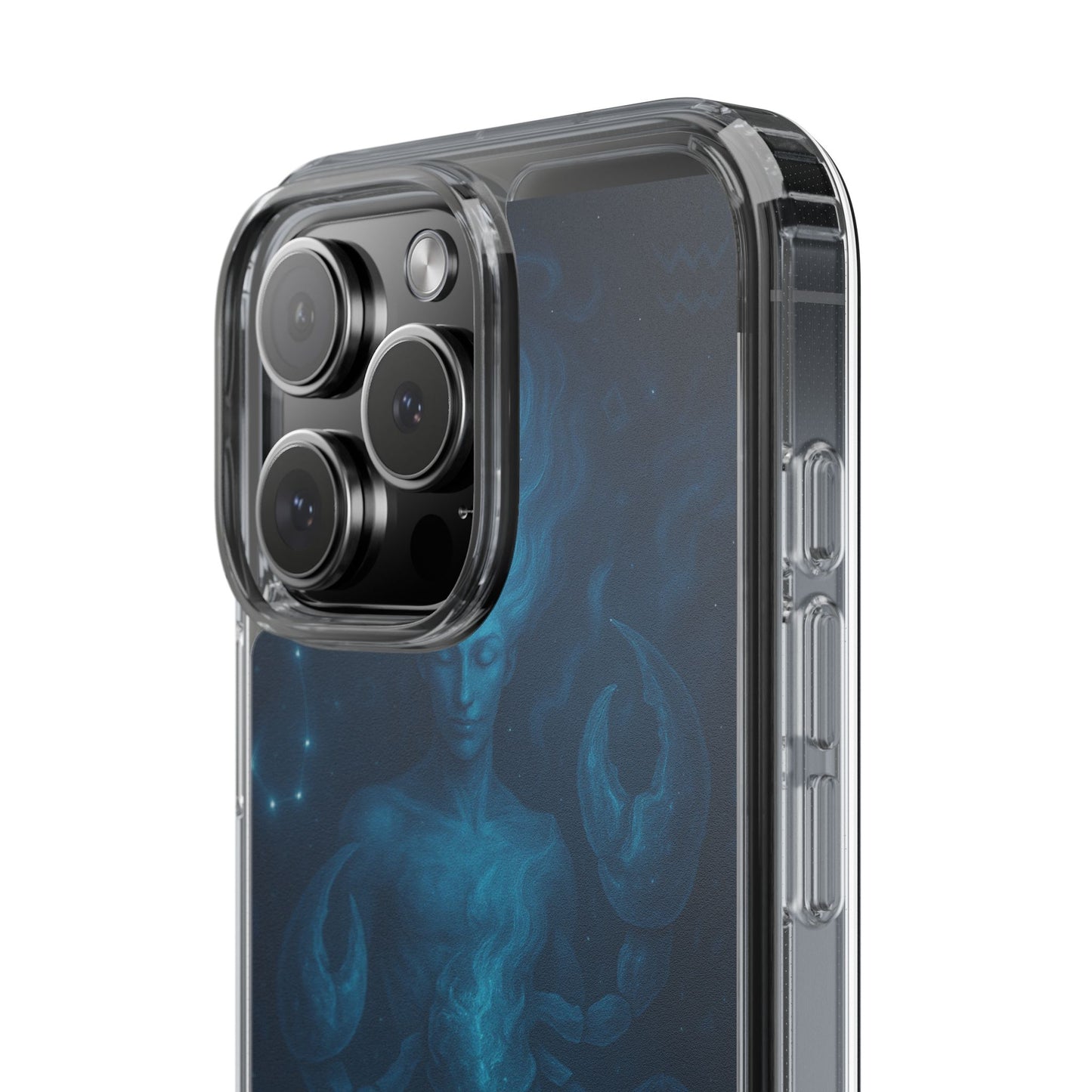 Scorpio Zodiac Clear Phone Case — Oct 23–Nov 21 Astrological Design