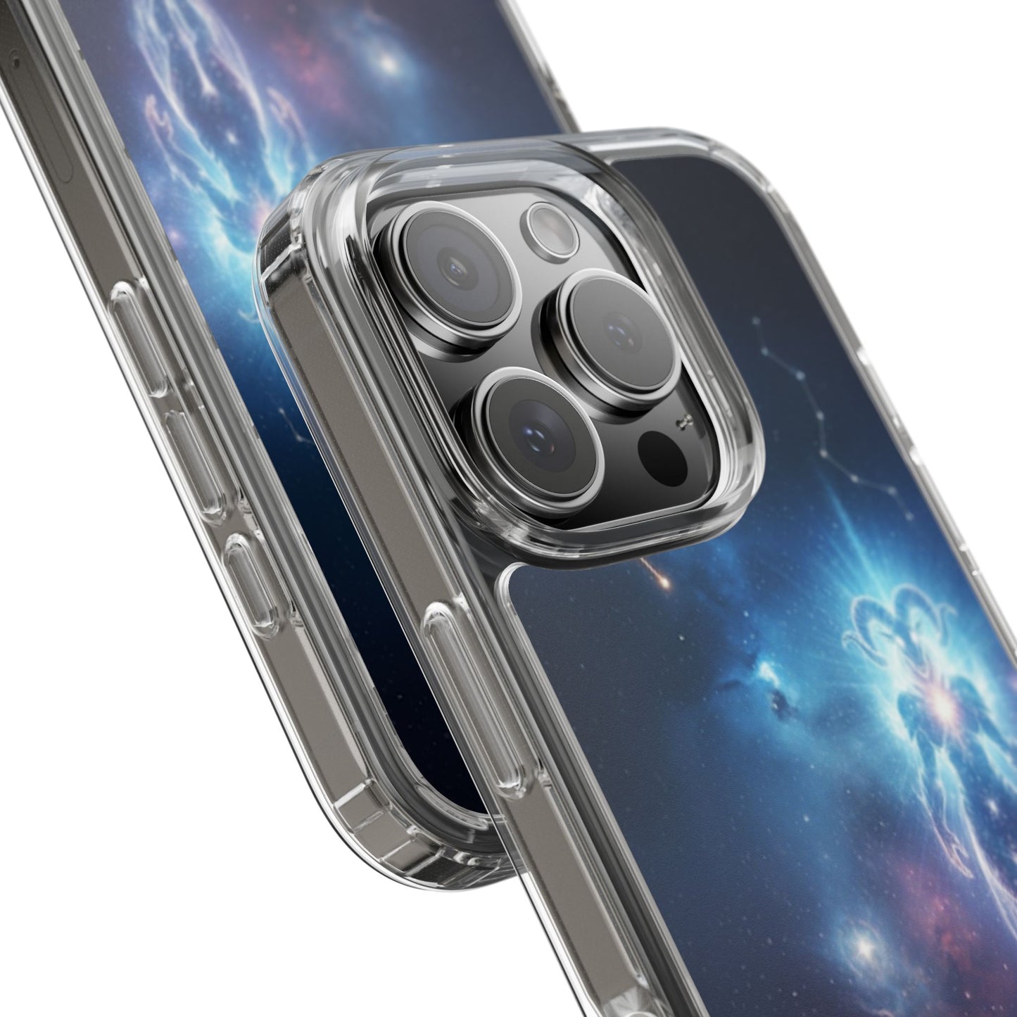 Aries Astrology Clear Phone Case — Impact‑Resistant Zodiac Design