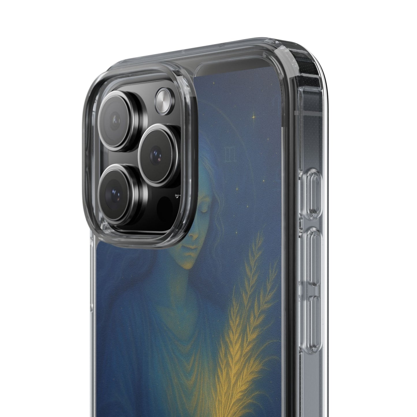 Virgo Zodiac Clear Phone Case — August 23–September 22 Celestial Design