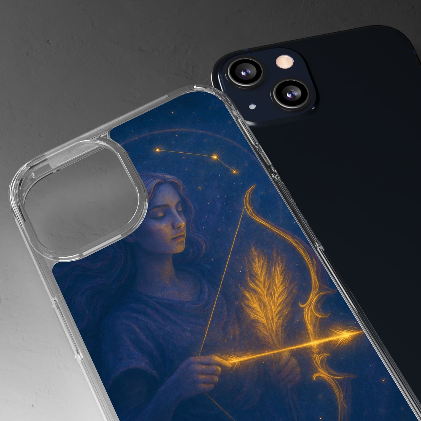 Sagittarius Zodiac Clear Phone Case — Nov 22–Dec 21 Constellation Design