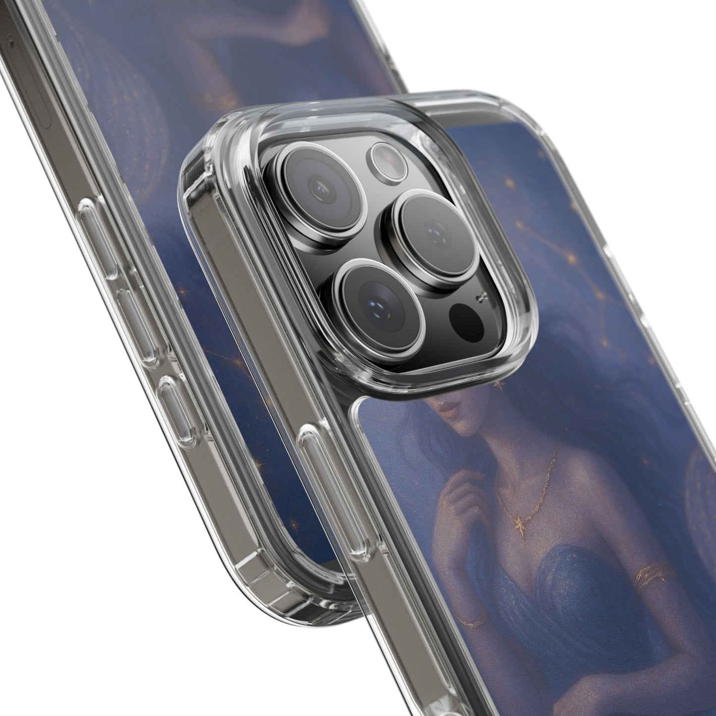 Capricorn Zodiac Clear Phone Case — Dec 22–Jan 19 Astrological Art