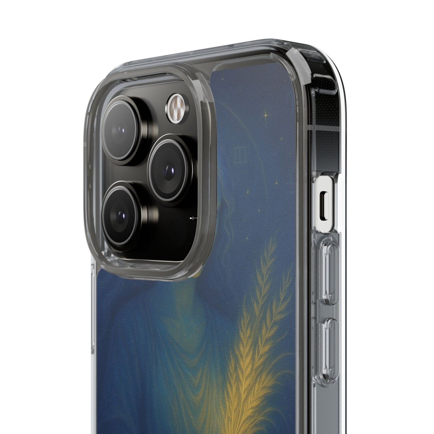 Virgo Zodiac Clear Phone Case — August 23–September 22 Celestial Design