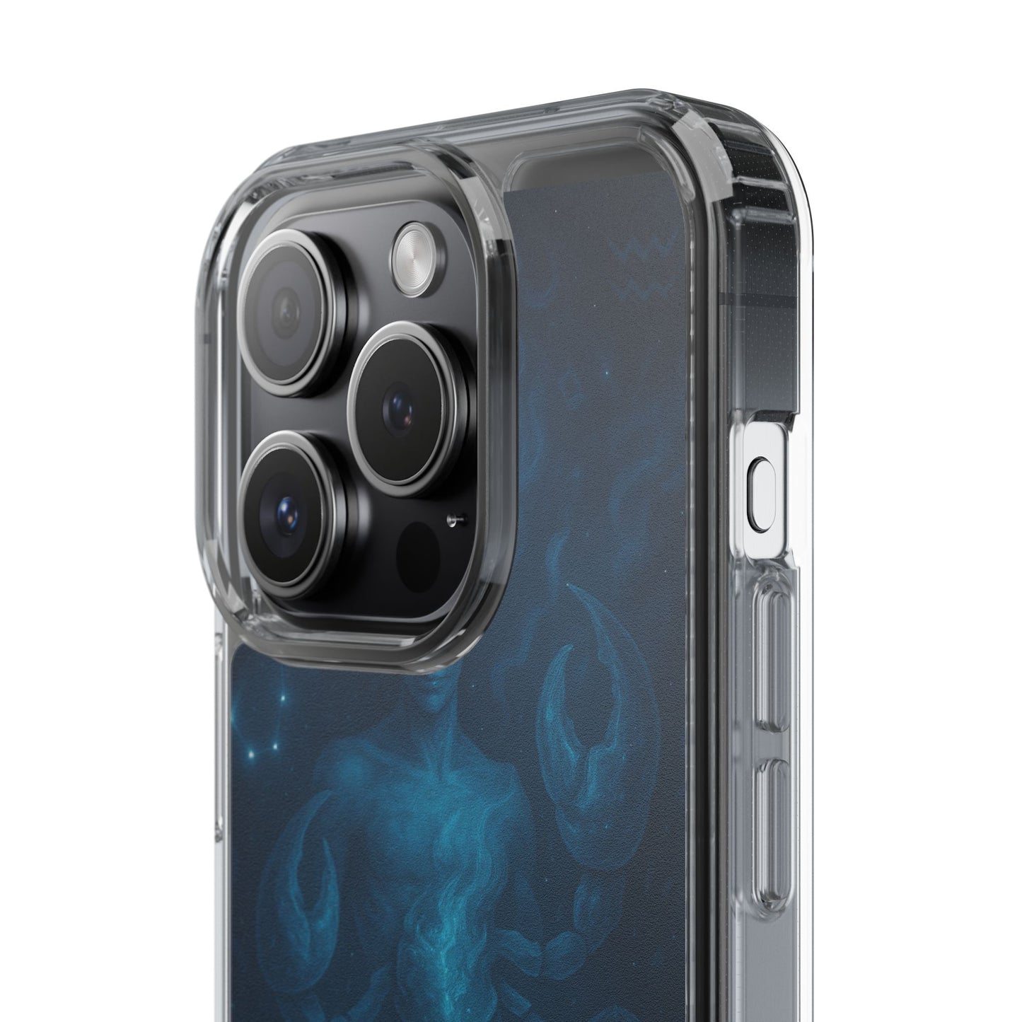 Scorpio Zodiac Clear Phone Case — Oct 23–Nov 21 Astrological Design